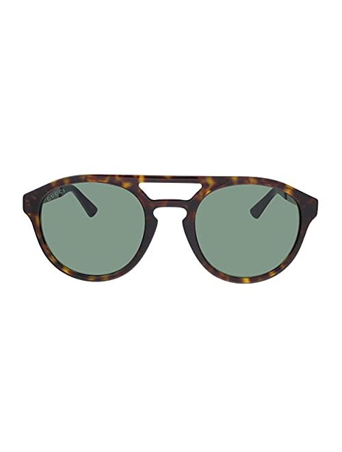 Gucci GG0689S DARK HAVANA/GREEN 53/23/145 men Sunglasses