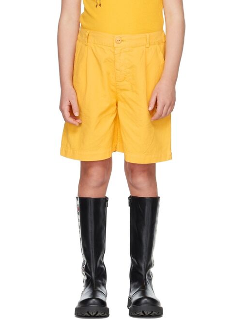 THE CAMPAMENTO Kids Yellow Flower Shorts