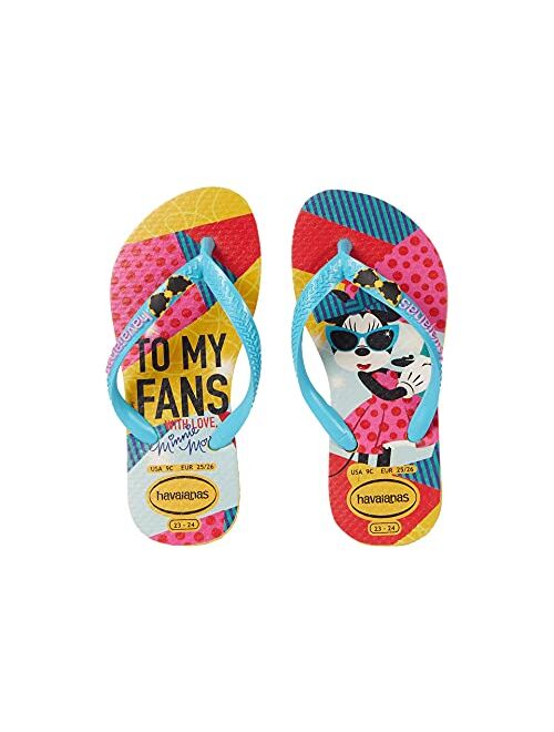 Havaianas girls Slim Disney Cool Flip Flops (Toddler/Little Kid/Big Kid)