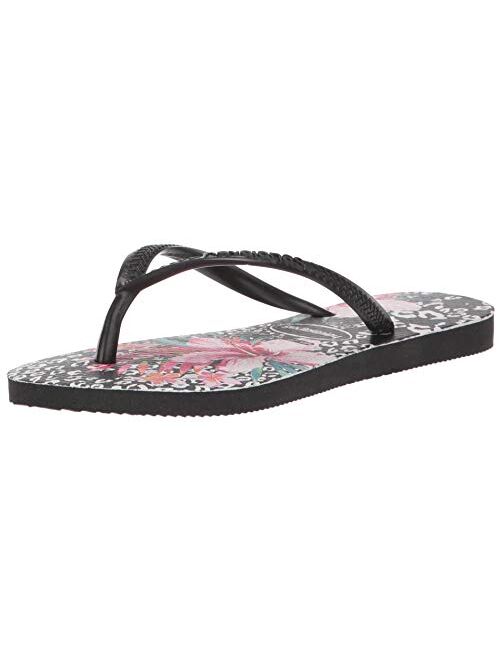 Havaianas Girls Kid's Slim Animal Floral Flip Flop Sandals