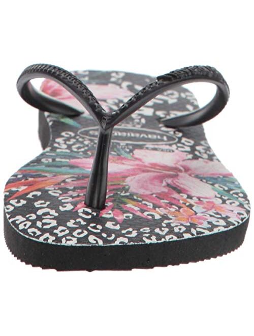 Havaianas Girls Kid's Slim Animal Floral Flip Flop Sandals