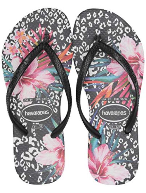 Havaianas Girls Kid's Slim Animal Floral Flip Flop Sandals