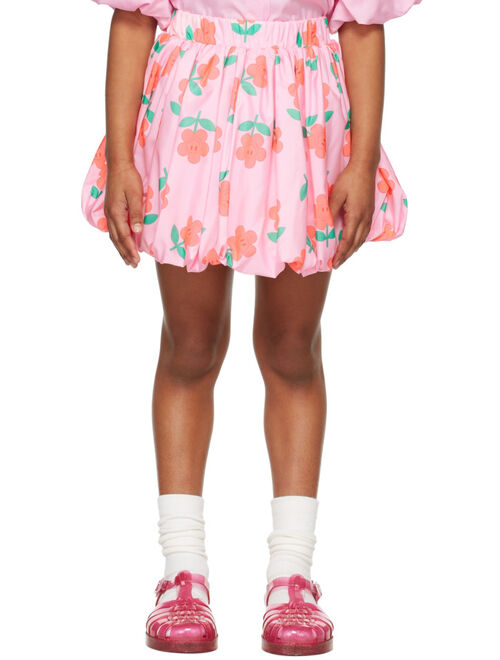 CRLNBSMNS Kids Pink Floral Skirt