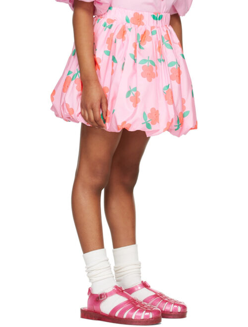 CRLNBSMNS Kids Pink Floral Skirt