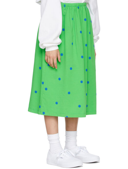 MAIN STORY Kids Green Polka Dot Skirt
