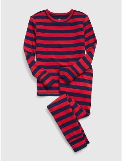 Kids 100% Organic Cotton Stripe PJ Set