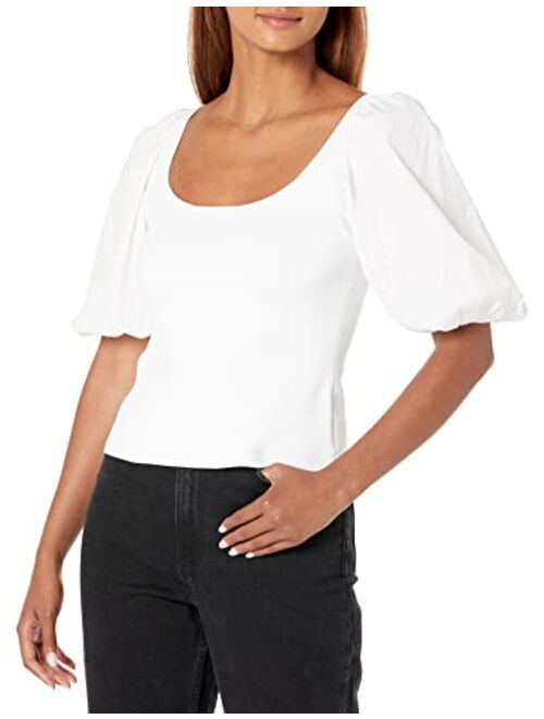 Theory Women's Ss Scoop Top.glosse1
