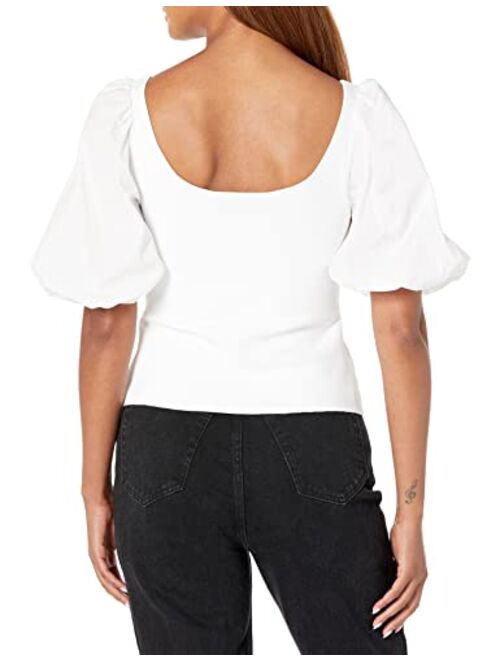 Theory Women's Ss Scoop Top.glosse1