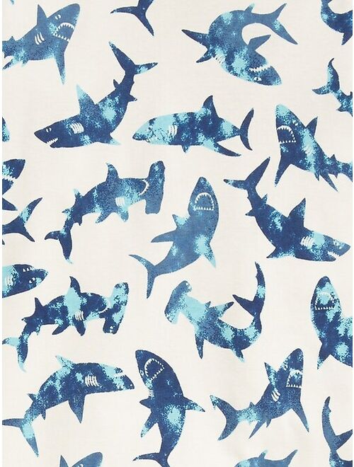 Gap Kids 100% Organic Cotton Shark Print PJ Set