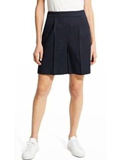 Women's Pleated Pull On Shorts