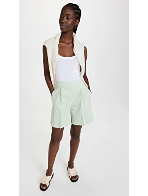 Theory Women's Pleated Pull On Shorts