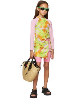 LOUISA BALLOU SSENSE Exclusive Kids Pink Double Ring Skirt