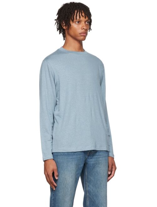 Theory Blue Ryder Long Sleeve T-Shirt