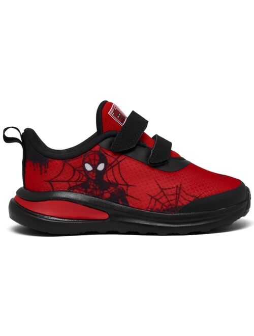 adidas Toddler Boys Sportswear X Marvel Spider-Man Fortarun Stay-Put Closure Casual Sneakers from Finish Line