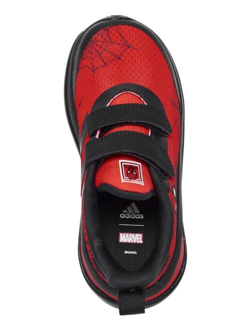 adidas Toddler Boys Sportswear X Marvel Spider-Man Fortarun Stay-Put Closure Casual Sneakers from Finish Line