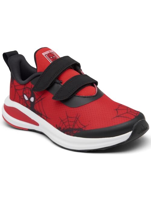 adidas Little Boys FortaRun x Marvel Spider-Man Stay-Put Closure Running Sneakers from Finish Line