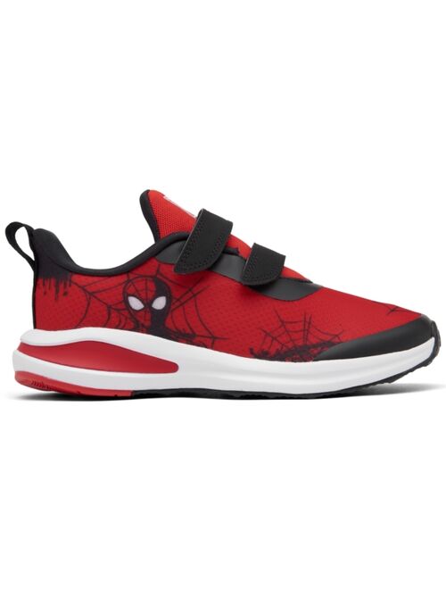 adidas Little Boys FortaRun x Marvel Spider-Man Stay-Put Closure Running Sneakers from Finish Line