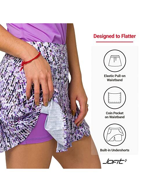 Jofit Apparel Womens Athletic Clothing Ace Skort for Golf & Tennis