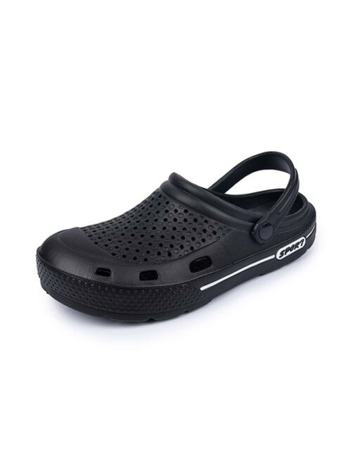 Shein Men Hollow Out Design Vented Clogs