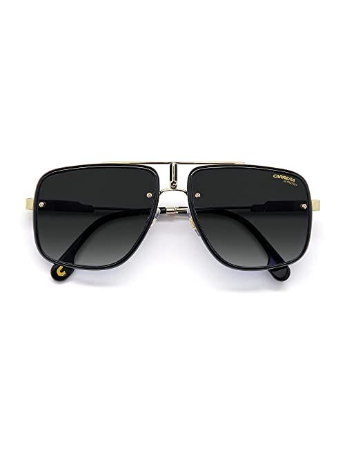 Carrera Sunglasses GLORY II RHL GOLD BLACK 59-18-145 Unisex/Metal/Rectangular
