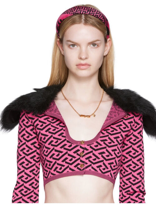 Versace Gold Logo Necklace