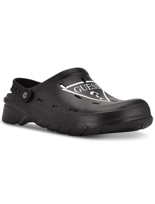 Buy GUESS Men's Delray Molded Logo Clogs with Back Strap online ...