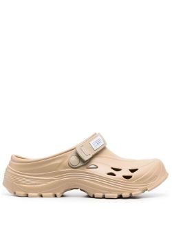 Suicoke perforated touch-strap clogs