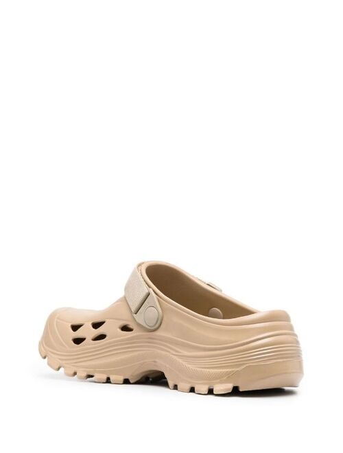 Suicoke perforated touch-strap clogs