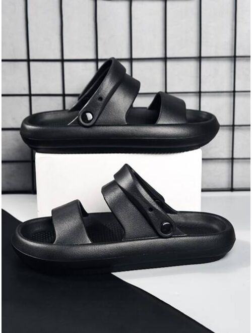 Buy Shein Men Double Strap Slingback Vent Clogs online | Topofstyle