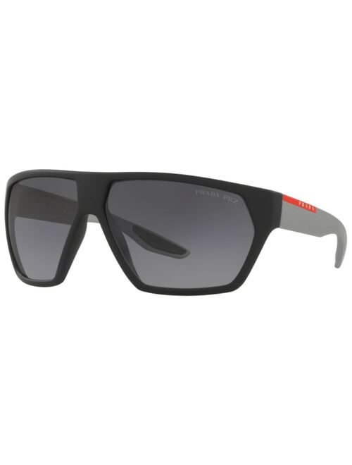 Prada Linea Rossa Polarized Sunglasses, PS 08US 67