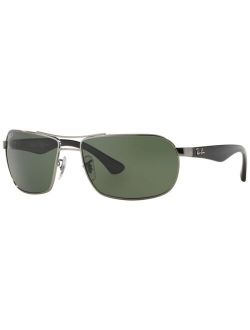 Men's Polarized Sunglasses, RB3492 62