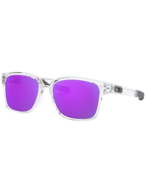 Oakley Men's Rectangle Sunglasses, OO9272 55 Catalyst