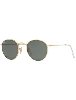 Polarized Sunglasses, RB3447 ROUND METAL
