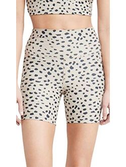 Women's Ribbed Biker Shorts