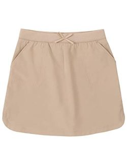 Girls' School Uniform Pull-on Scooter Skirt