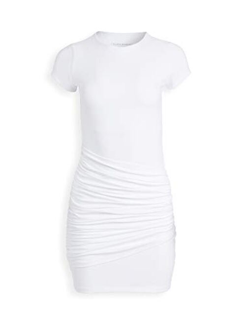 Susana Monaco Women's Short Sleeve Gathered Overlay Dress