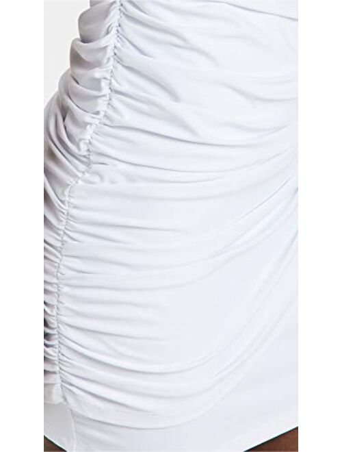 Susana Monaco Women's Short Sleeve Gathered Overlay Dress