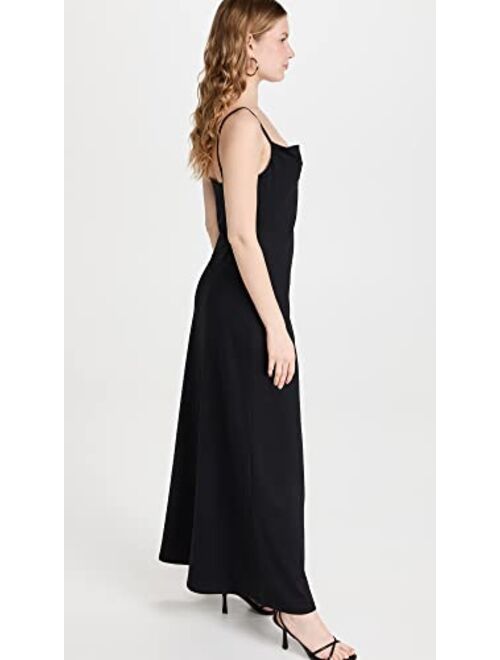 Susana Monaco Women's String Cowl Slip Maxi Dress