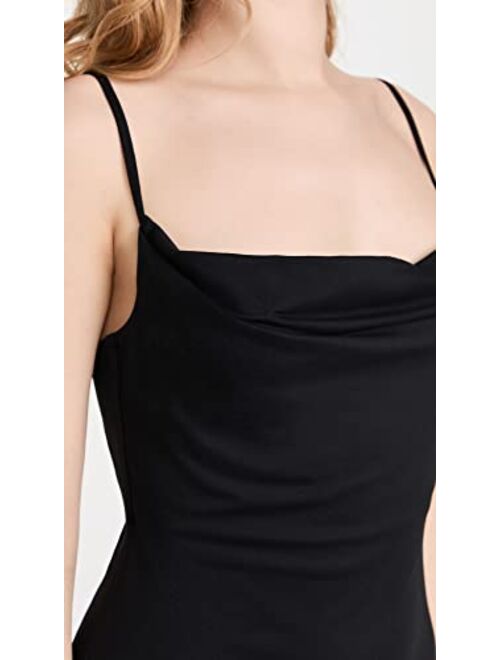 Susana Monaco Women's String Cowl Slip Maxi Dress