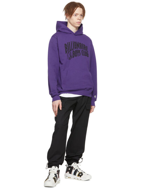 BILLIONAIRE BOYS CLUB Purple Cotton Hoodie
