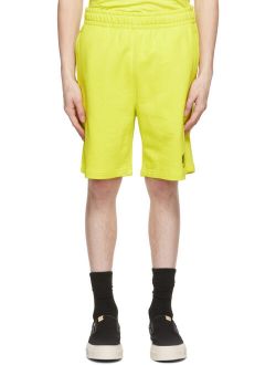 Yellow Small Arch Logo Shorts