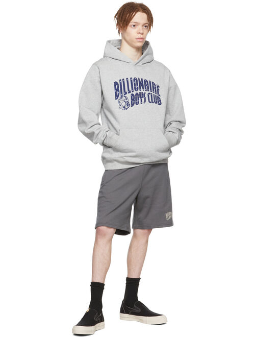 BILLIONAIRE BOYS CLUB Gray Arch Logo Hoodie