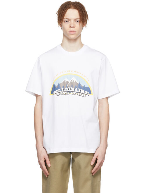 BILLIONAIRE BOYS CLUB White National Park T-Shirt
