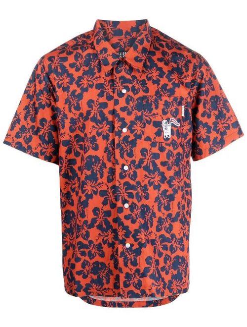 Billionaire Boys Club floral-print short-sleeved shirt
