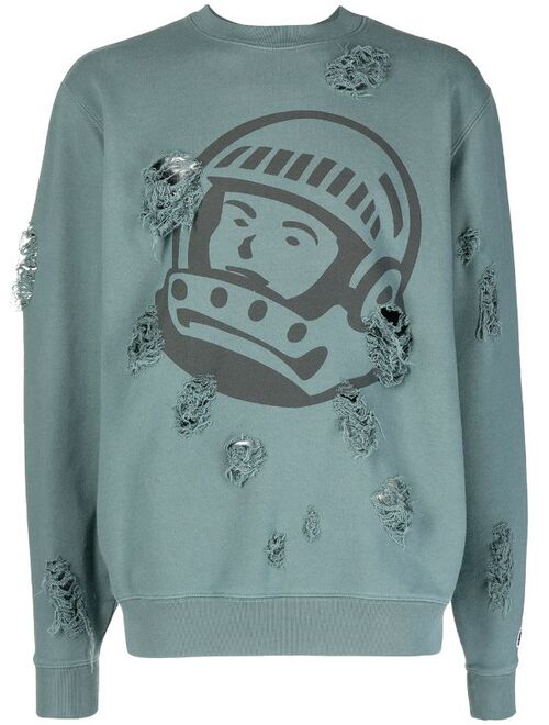 Billionaire Boys Club Astronaut ripped-detail sweatshirt