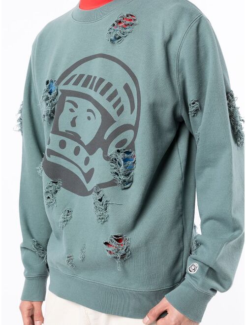 Billionaire Boys Club Astronaut ripped-detail sweatshirt