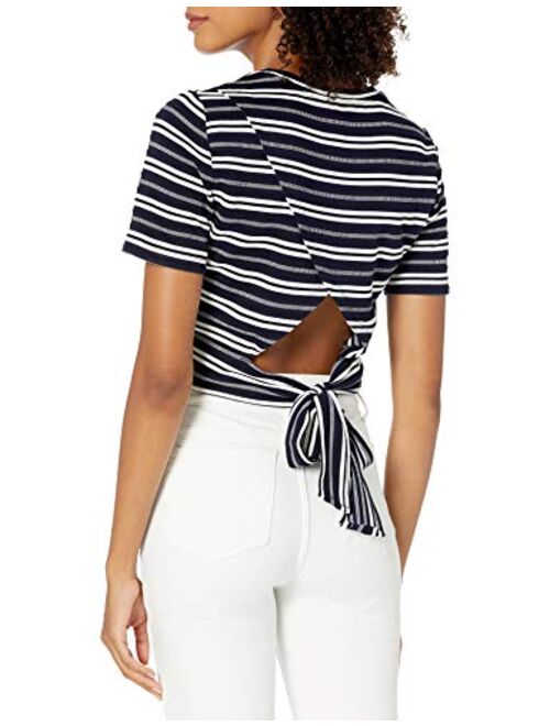 Club Monaco Women's Tie Back Tee
