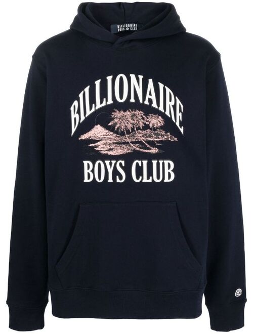 Billionaire Boys Club logo-print pullover hoodie