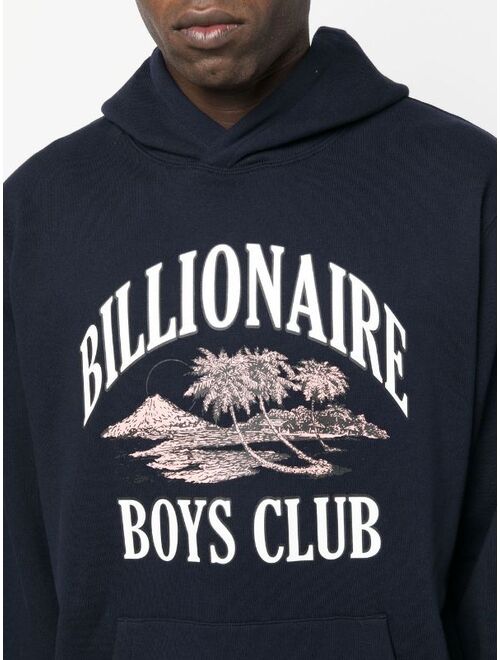 Billionaire Boys Club logo-print pullover hoodie