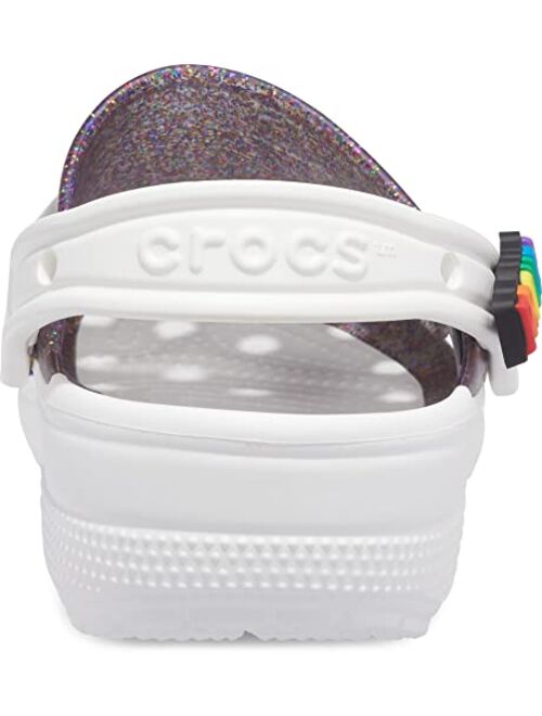 Crocs Unisex-Adult Men's and Women's Classic Translucent Glitter Clog